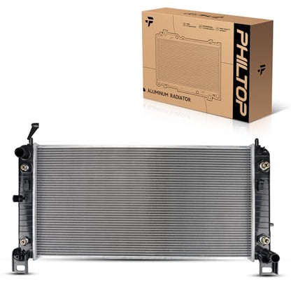 PHILTOP Core Radiator Compatible with Silverado 1500, Tahoe, Silverado 1500 Classic, Sierra 1500, Yukon, Suburban 1500, Avalanche 1500, Avalanche, Yukon XL, Escalade With EOC and TOC - size: Silverado 1500, Tahoe, Silverado 1500