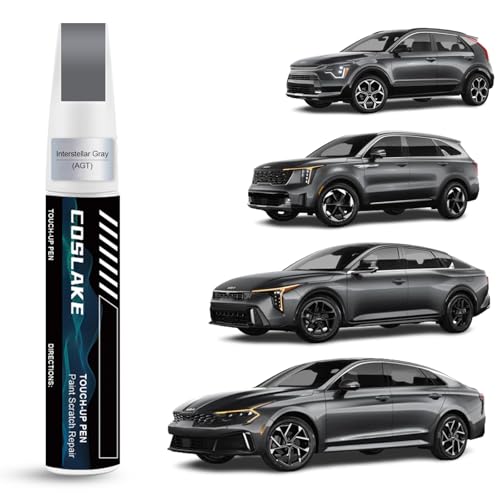 Car Touch Up Paint(Interstellar Gray/Graphite Gray(AGT)) for Kia - color: Interstellar Gray/Graphite Gray(AGT) for 2025-2026 K4/2026 K4 Hatchback/2025-2026 Sorento Hybrid/2025-2026 Sorento Plug-in Hybrid/2025-2026 K5/2027 Seltos/2023-2026 Niro/2022-2024 E