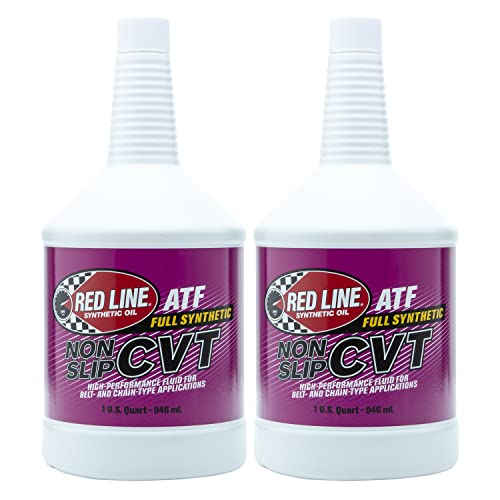 Red Line 30804 Synthetic Non-Slip Continuously Variable Transmission Fluid (CVT) - 1 Quart (2 Pack) - size: Quart (2 Pack)