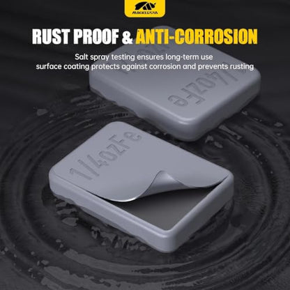 MIKKUPPA 1/4oz Adhesive Stick on Wheel Weights Gray 0.25oz, 240oz/Box - color: Grey, size: 960 PCS