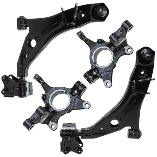 Detroit Axle - Front Steering Knuckles Lower Control Arms with Ball Joints - size: 4CU47883/4PC