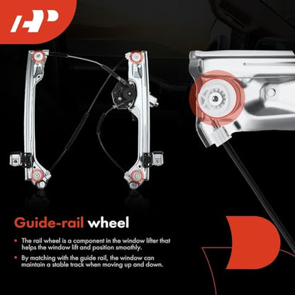 A-Premium Front Passenger Side Power Window Regulator with Motor (7-Pin) - style: Front Passenger Side (RH)