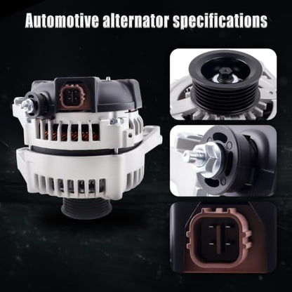Alternator for 2004-2006 RX330, 2004-2007 Highlander V6 3.3L 11032N - size: 2004-2006 Sienna