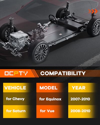 OCPTY Front Struts for Chevy Equinox 07-10(Excl 19 Wheels W/O Sport Susp) - size: 2 Front Complete Struts