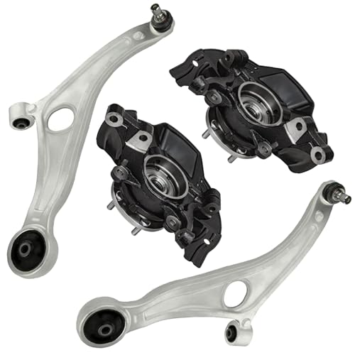 Detroit Axle - Front Steering Knuckles w/Wheel Hub Bearings Assembly Lower - size: 4CU47759/4PC