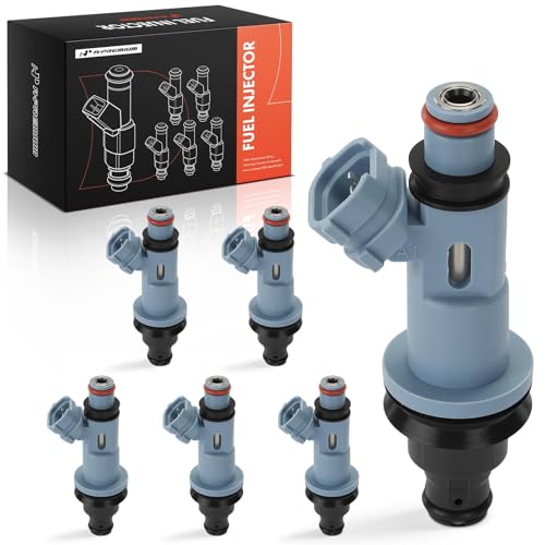 A-Premium 4 Holes Set of 6 Fuel Injectors Compatible with Lexus, Toyota
