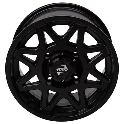 4/137 Tusk Tintic Wheel 15x7 4.0 + 3.0 Matte Black For Can-Am Defender HD10 Pro XT 2020-2023