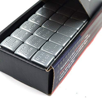 CKAuto 1/2oz, 0.5oz, Adhesive Stick-On Wheel Weights Gray 4Boxes 252oz Case - color: Grey, size: 504PCS