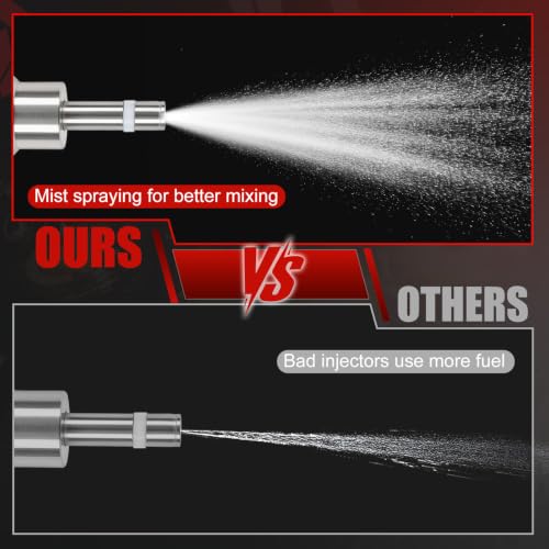 06F906036A Fuel Injector Set of 4 Compatible with 2005-2009 A4 Quattro 2.0L - color: CP-QMP-L00235