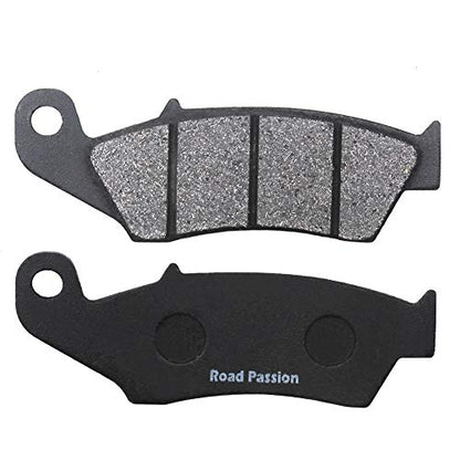 Road Passion Carbon Fiber Front & Rear Brake Pads for HONDA CR125R CR250R 2002-2007 / CRF250R CRF250X 2004-2009 / CRF 450R CRF 450X 2002-2009