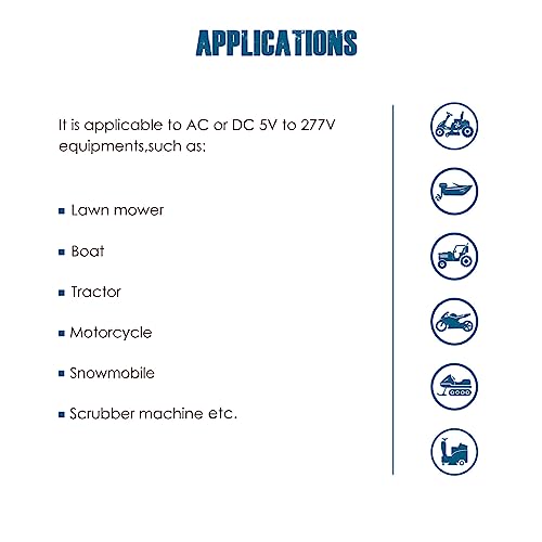 Runleader RL-HM038AG Digital LCD Hour Meter AC/DC 5V to 277V Maintenance