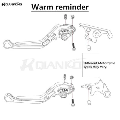 Z900 Motocycle Brake Clutch Levers Set Foldable Extendable - color: Brake Clutch Levers-red+black