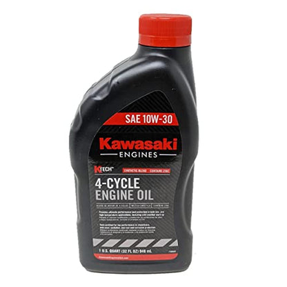 Kawasaki 12PK Quart Genuine OEM 4 Cycle Engine Oil K-TECH SAE 10W-30 99969-6081