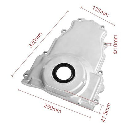 LS Front Timing Cover w/Crank Gasket & Bolts Set 12561243 12633904 - size: Gen 3 LS1 LS6 4.8L 5.3L 5.7L 6.0L