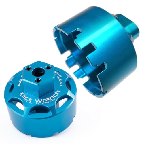 Cup Small 2 Stage 64mm–68mm Oil Filter Wrench | 6061-T6 Aluminum Blue Tool - size: Cup 64–68mm