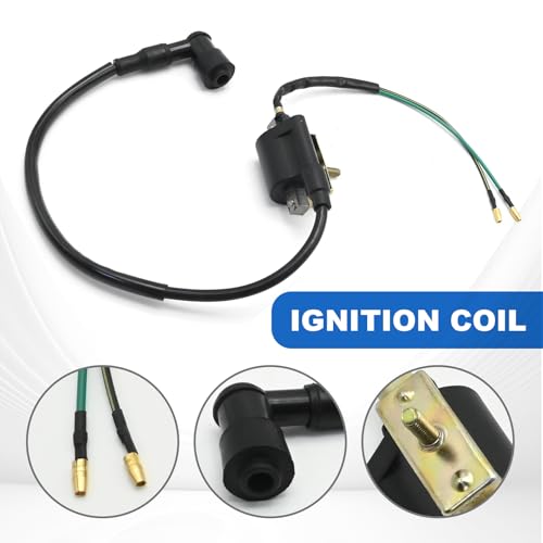 EATAKWARD 5 Wiring Loom Kill Switch Coil CDI Spark Plug Kit for 50cc 70cc 90cc 110cc 125cc140cc Kick Start Dirt Pit Bike ATV, Replacement for Chinese Pit Bike