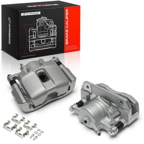 A-Premium Front Left and Right Side Disc Brake Caliper with Bracket - style: #19-B2584+19-B2585