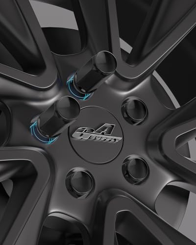 GAsupply 1/2x20 Lug Nuts 20pcs, Black 1.9" Long Tall 3/4" Hex, Cone Seat - color: Black, size: 1/2"-20, style: 20pcs - 1.9" Tall