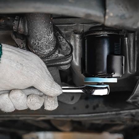 DURATECH Adjustable Oil Filter Wrench, Universal, 3/8" Drive - size: 2-1/2 to 3-1/8 Inches