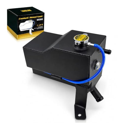 603102 Aluminum Coolant Reservoir Tank with Sensor & Cap for Chevy - size: Aluminum603-102