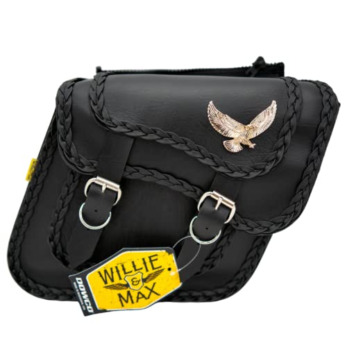 Dowco Willie & Max Compact Slant Saddlebags, 20L total capacity