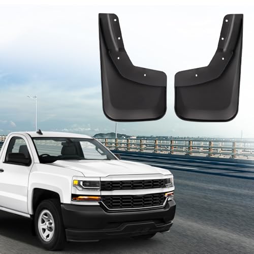 PIT66 Front Mud Flaps Splash Guard Fit Chevy Silverado 2014-2018 - size: Fit Chevy Silverado 2014-2018 | Front