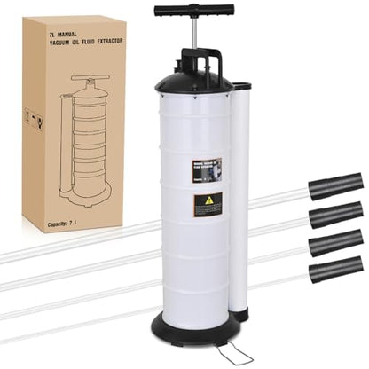 GOOACC Oil Extractor Pump for Oil Change 7L Manual Vacuum Fluid Extractor - size: 7L Manual