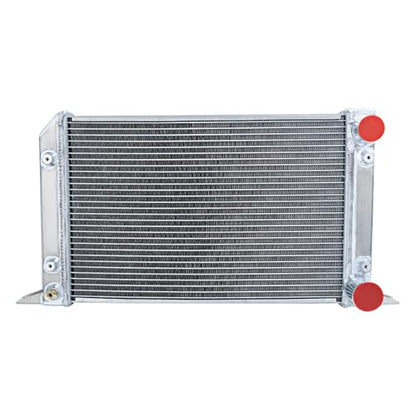 4-Row Full Aluminum Radiator for VW Scirocco Pro Stock Style Drag Racing, AA5052 Aircraft Grade High Performance Aluminum Radiators