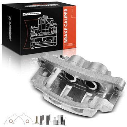 A-Premium Front Right Passenger Disc Brake Caliper with Bracket - style: Front Passenger
