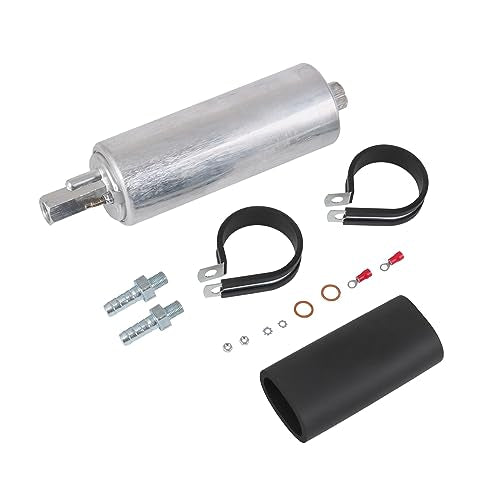 High Flow Pressure External Inline 255LPH Fuel Pump With Installation Kit Replacement For GSL392 400-939 Universal