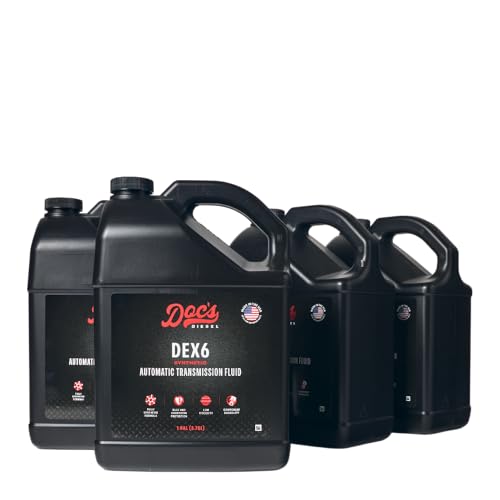 Doc's Diesel DEX6 High Mileage Full Synthetic DEXRON VI Automatic Transmission Fluid, 4-Gallons - color: DEXRON VI, size: 4-Gallons