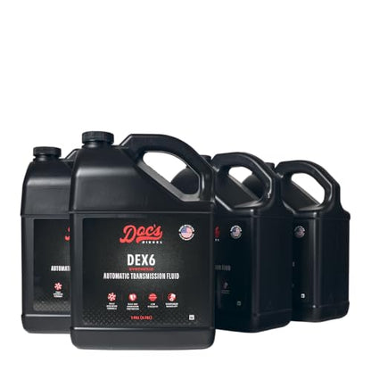 Doc's Diesel DEX6 High Mileage Full Synthetic DEXRON VI Automatic Transmission Fluid, 4-Gallons - color: DEXRON VI, size: 4-Gallons