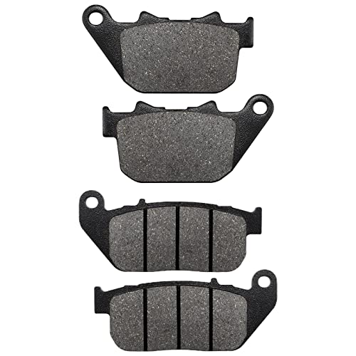ZICOO Front Rear Brake Pads for Harley Davidson Sportster 1200 XL1200C Custom 04-13 XL1200L Low 07-11 XL1200N XL1200V XL1200X, Sportster 883 XL883 XL883C Custom 2004-2010 XL883L XL883N