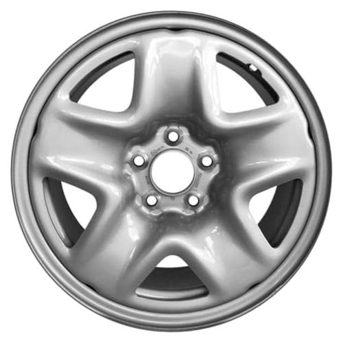 17x7 in Steel Wheel Rim 5 Lug 114.3mm 50mm Offset 67mm CB| Powder-Coated Silver finish Fits 2008-2021 Kia Forte | New OEM Replacement | 9965B97070 - size: 17x7 inch - Steel