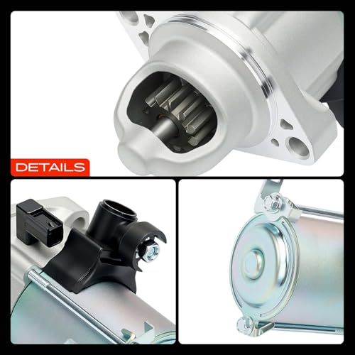 A-Premium Starter Motor, 12V 1.8KW 11 Teeth CW, Compatible with Acura