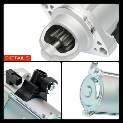 A-Premium Starter Motor, 12V 1.8KW 11 Teeth CW, Compatible with Acura