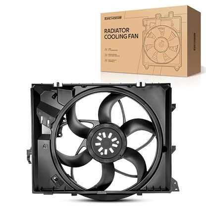 Torchbeam Engine Cooling Radiator Fan Assembly for 325i 2006,325xi 2006,328i 2007-2013, 328i xDrive 2009-2013,328xi 2007-2008, 330i 2006,330xi 2006,128i 2008-2013,Z4 Electric Cooling Fan Kit 621196 - size: 2008-2013 128i, 2006 325i/330i/325xi/330xi