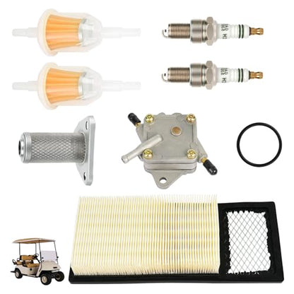 Panglong EZGO Tune Up Kit, Suitable for 1994-2003 EZGO TXT, Medalist 4 Cycle 295cc 350cc Gas Golf Cart, Replacement OEM#72368G01 26591G01 72084-G01 72021-G01 5307