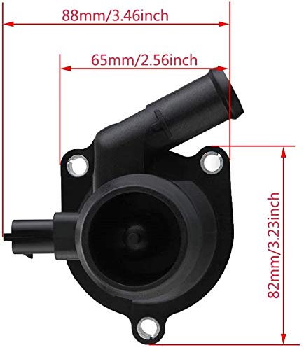 55565336 Engine Coolant Thermostat Housing Assembly with Water Inlet