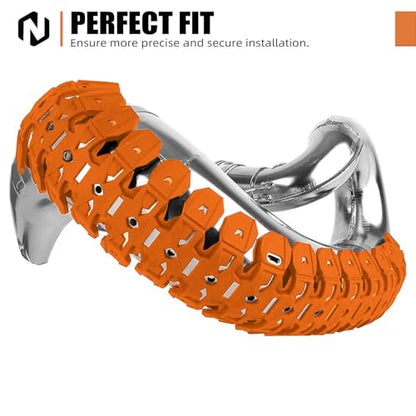 NICECNC Silicone Pipe Heat Guard, Lightweight & Vibration Reducing, Orange - color: Orange