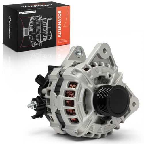 A-Premium Alternator, 12V 120A 6-Groove Decoupler Pulley CW