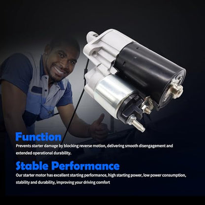 19050N Starter Motor Compatible with Mercedes-Benz C300 C350 CL550 - size: 19050N