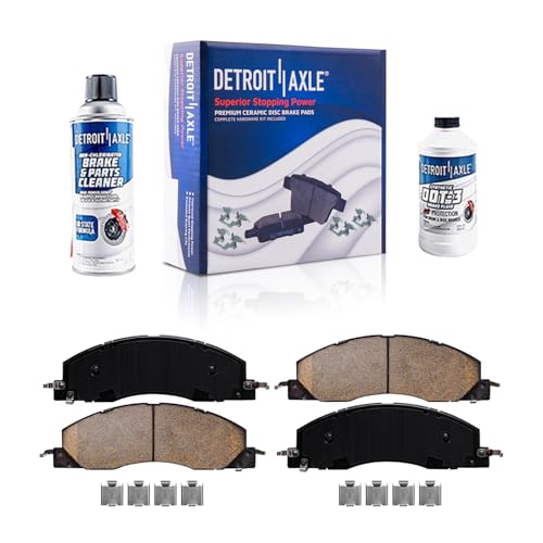 Detroit Axle - Front Brake Pads for 2009-2010 Dodge Ram 2500 3500 - size: 4P42892/Kit