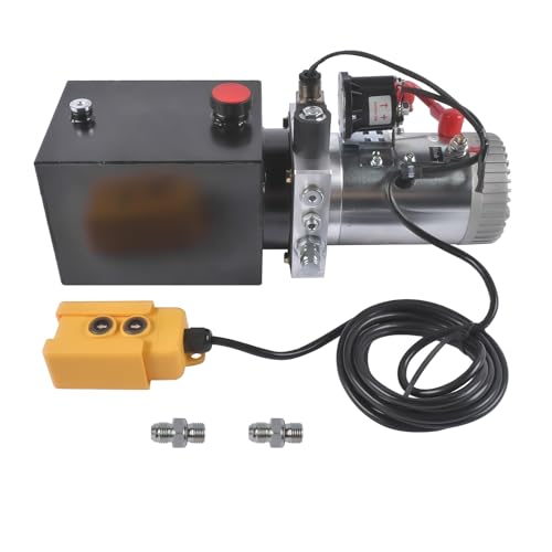 4 Quart Single Acting Power Unit, 0.91 GPM Flow, 3200 PSI - color: Single Acting, size: 4 Quart