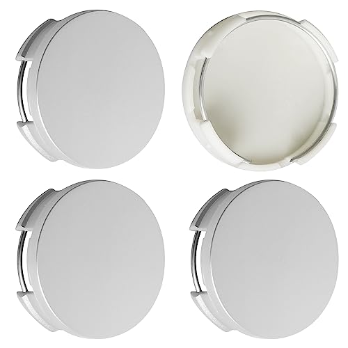 2.5Inch 63MM Wheel Center Caps for Toyota Corolla Camry Highlander RAV4 Rim Hub Caps, Pack of 4 (Silver, Outer 63MM, Inner 61MM, Easy DIY Installation) - color: Silver, size: Outer 62.7MM , Inner 60.6MM