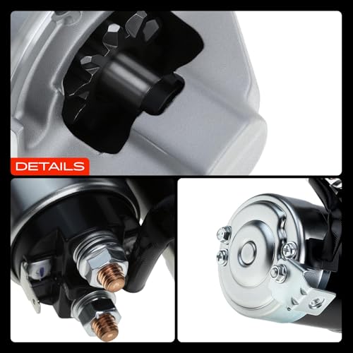 A-Premium Starter Motor, 12V 1.2KW 10 Teeth Clockwise, Compatible with Jeep