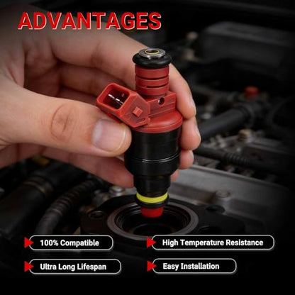 Fuel Injectors Compatible with Ford Ranger Mazda B2300 2.3L I4 - size: FJ229