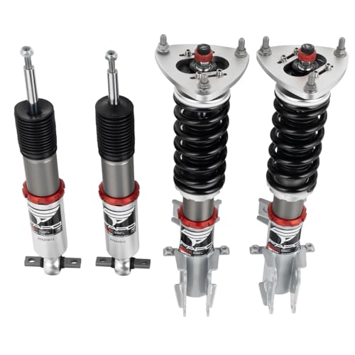 FAPO PF Coilovers for Ford Mustang S550 2015-2023, 32-way Damper Adjustable Height Adjustment Mono-Tube Lowering Suspension Coil Spring Shock Strut Kits - size: mustang 2015-2023