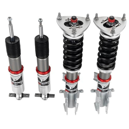 FAPO PF Coilovers for Ford Mustang S550 2015-2023, 32-way Damper Adjustable Height Adjustment Mono-Tube Lowering Suspension Coil Spring Shock Strut Kits - size: mustang 2015-2023