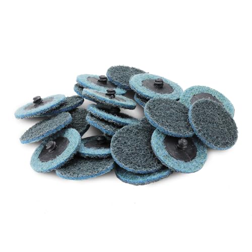 BHA Surface Conditioning Quick Change Discs, 2" Blue (Fine) Prep Pad - 25 Pack - color: Blue
